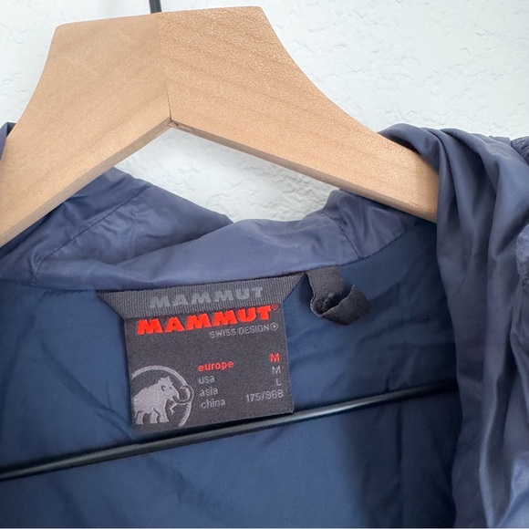 Mammut Down Puffer Jacket Primaloft Navy Blue - Picture 4 of 14